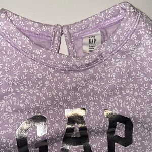 GAP Toddler Purple Floral Top